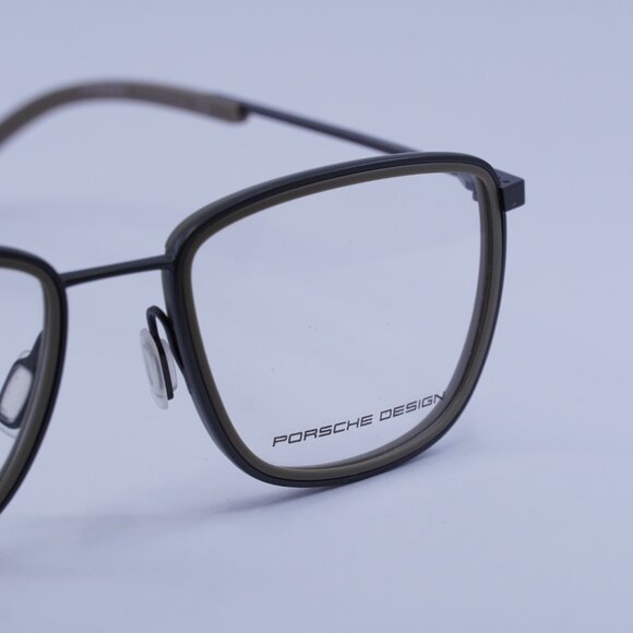 Porsche Design P8365 E Eyeglasses Dark Grey/Black 53mm Square Frame - Picture 5 of 11